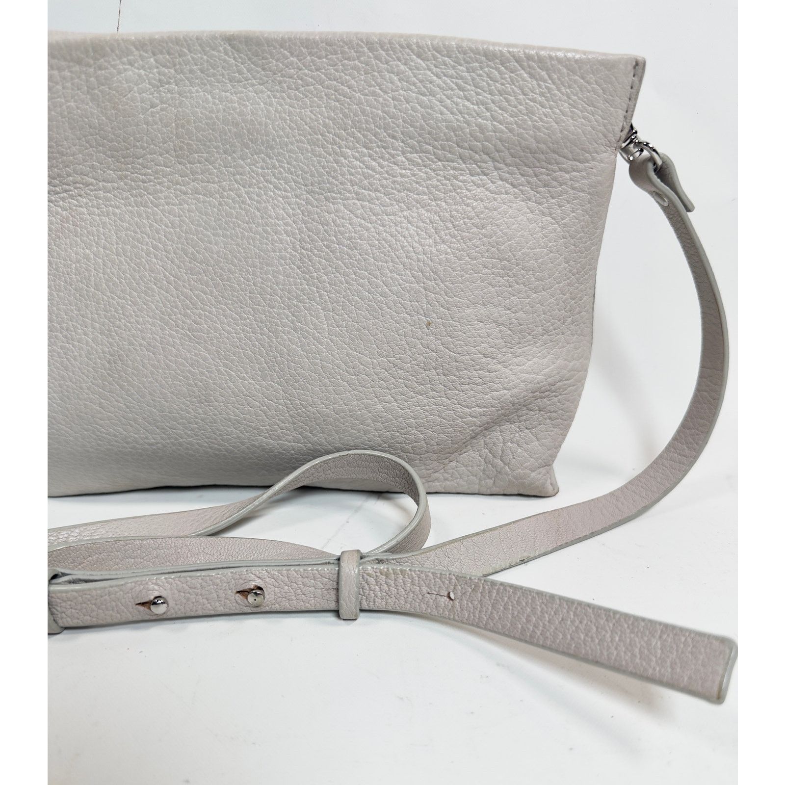 Cos Minimalist COS Crossbody Bag Leather Asymmetrical Flap Style Size ONE SIZE - 8 Thumbnail
