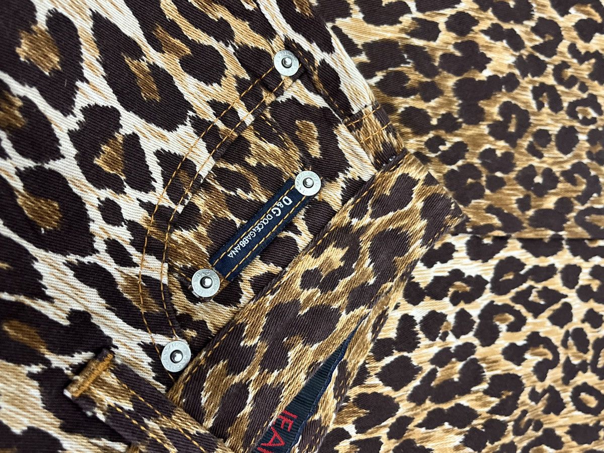 Dolce & Gabbana Rare🔥 Dolce & Gabbana Leopard Printed Pants Size US 29 - 6 Thumbnail