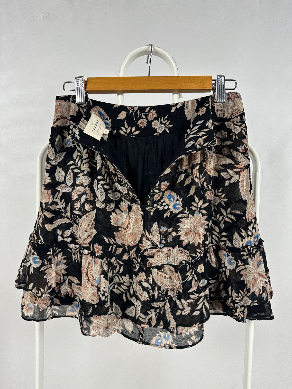Sezane Sezane Carolina Floral Print Mini Skirt Size 26" / US 2 / IT 38 - 2 Thumbnail