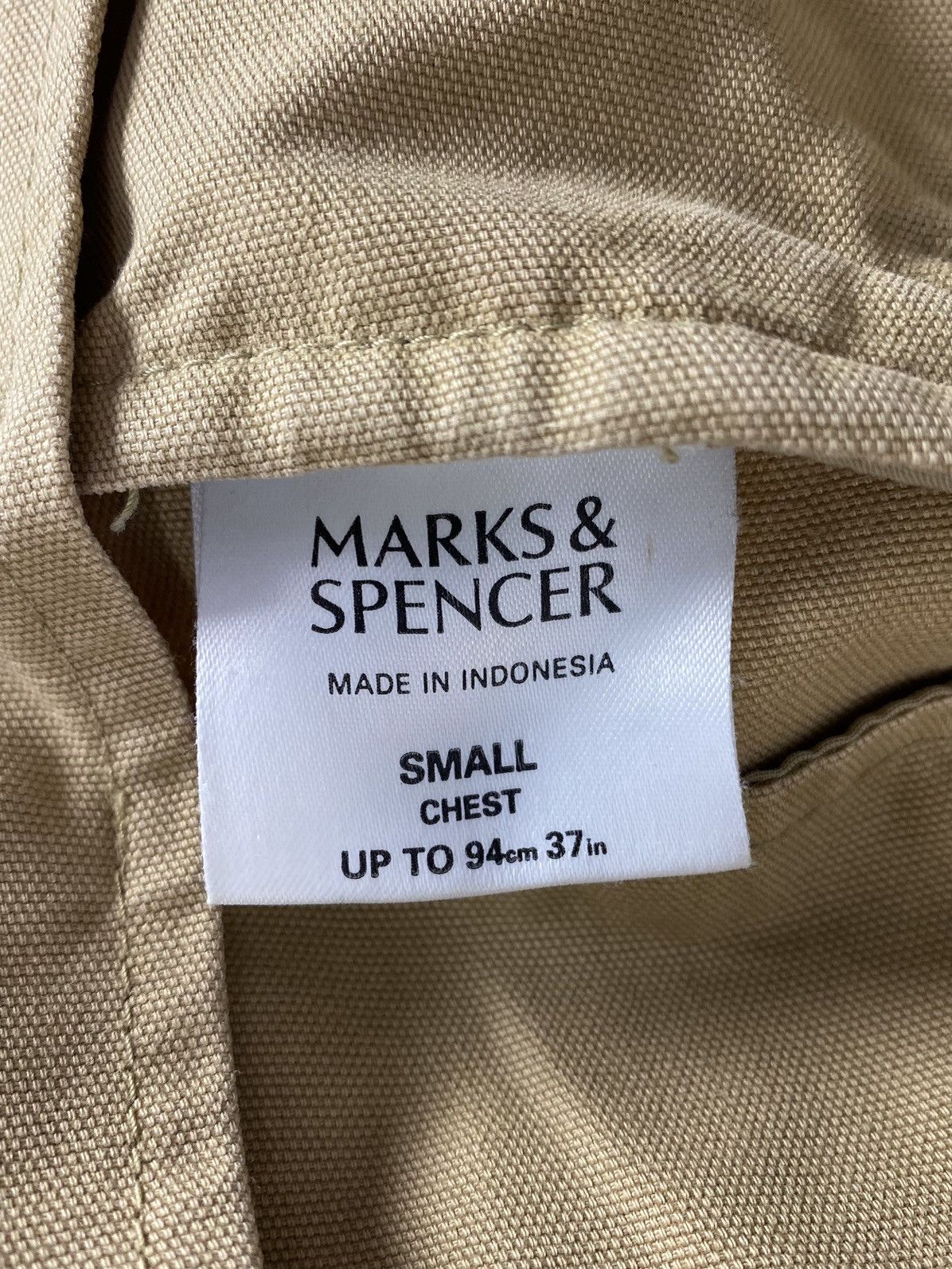 Vintage 2000’s Vintage Distressed Tan Canvas Boxy Work Jacket Size US S / EU 44-46 / 1 - 12 Thumbnail