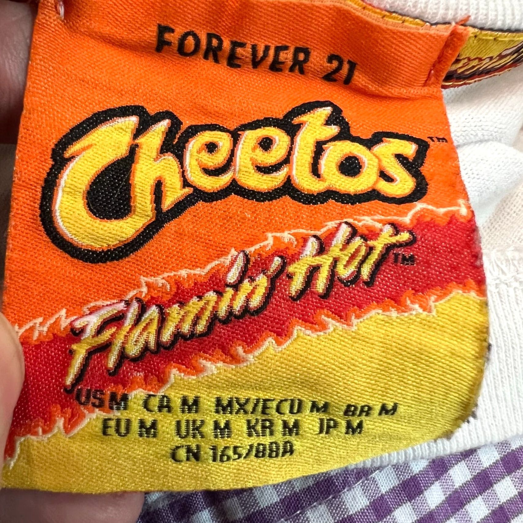 Forever 21 Forever 21 Cheetos Flamin Hot Cropped Shirt Womens Size M White Size M / US 6-8 / IT 42-44 - 5 Thumbnail