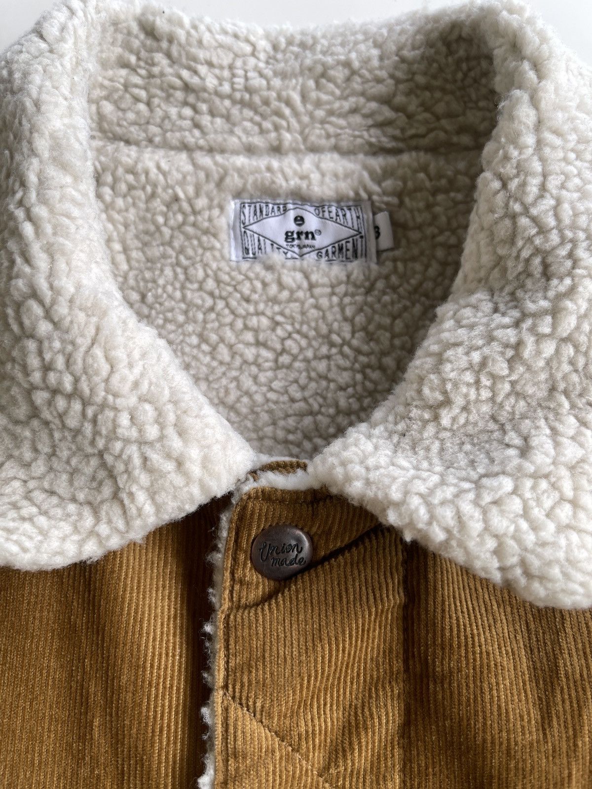 GRN GRN Union Made Corduroy Sherpa Jacket Size US L / EU 52-54 / 3 - 11 Thumbnail