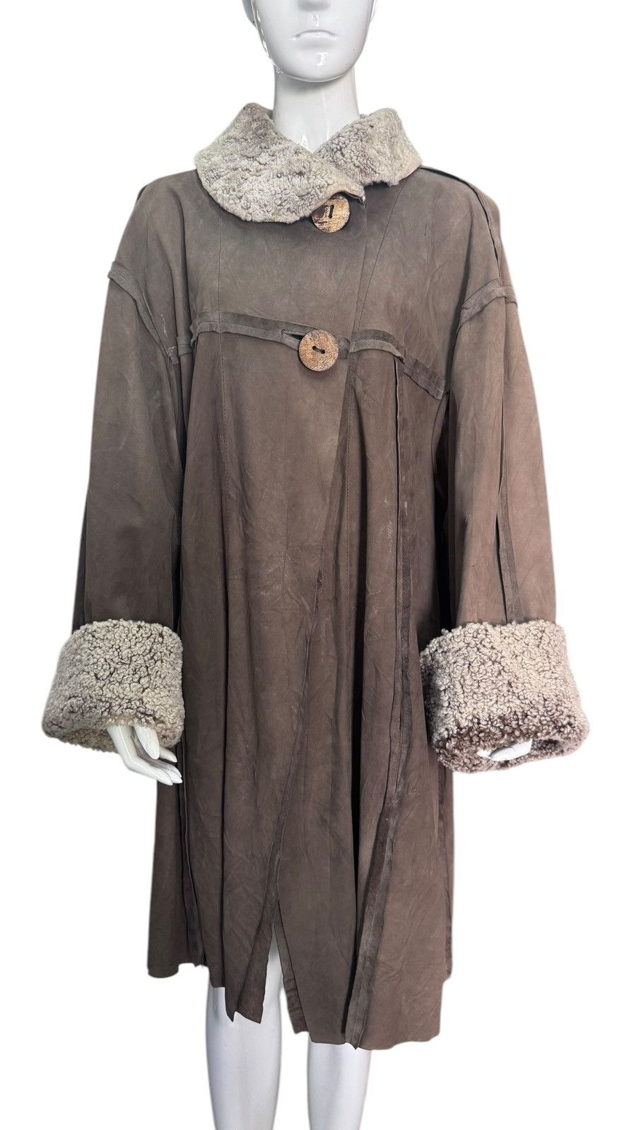 Fendi Fendi Pelle Leather Long Coat Size M / US 6-8 / IT 42-44 - 2 Thumbnail