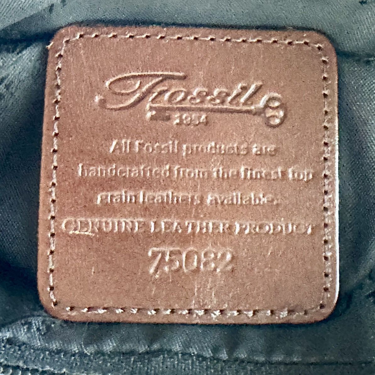 Fossil Vintage Fossil Black Leather Accents Brailed Strap Hobo Bag Size ONE SIZE - 3 Thumbnail