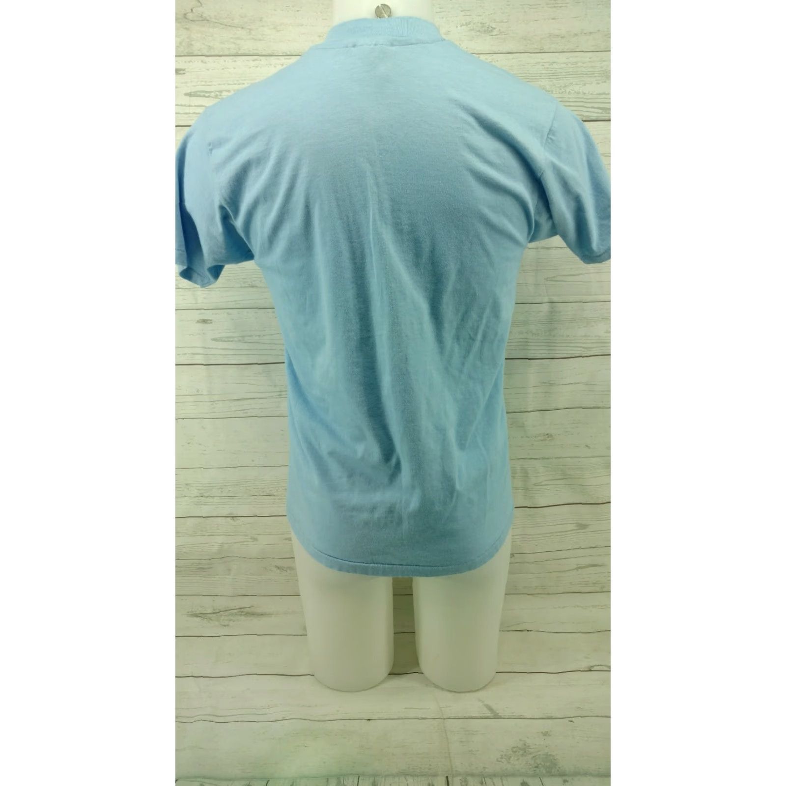 Hanes VINTAGE HP The Winning Team Blue Single Stitch Shirt Large Mens Size US L / EU 52-54 / 3 - 6 Thumbnail
