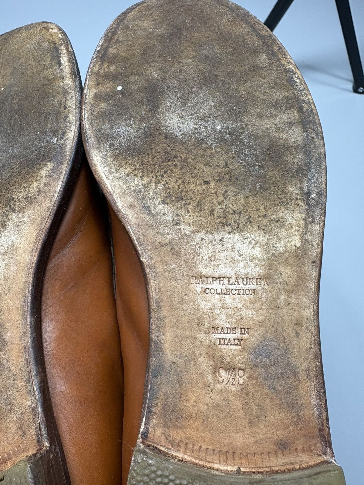Ralph Lauren Leather Loafers Ralph Lauren Collection Purple Label women’s Size US 9.5 / IT 39.5 - 10 Thumbnail