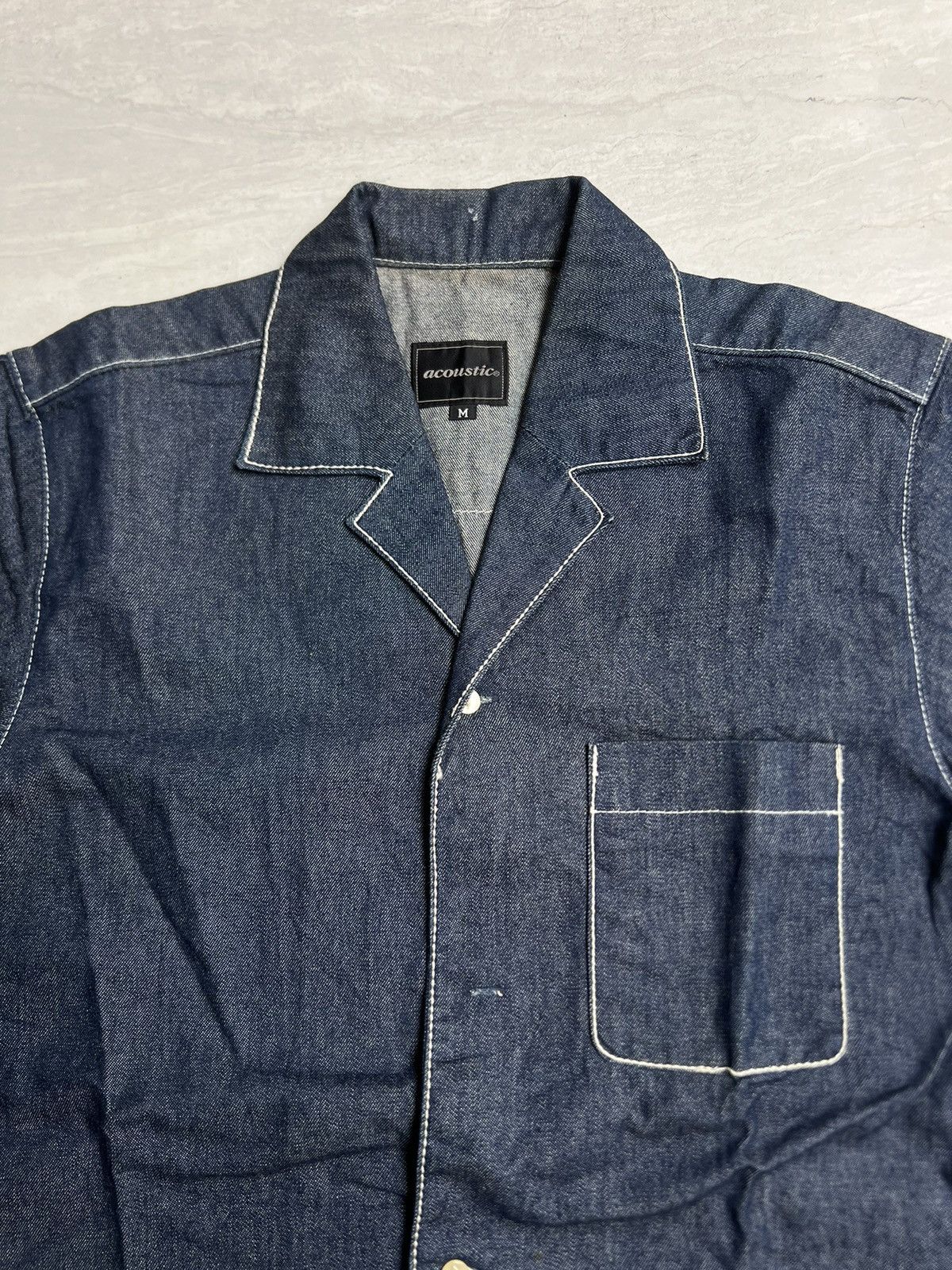 Japanese Brand ACOUSTIC Denim Shirt Size US M / EU 48-50 / 2 - 3 Thumbnail