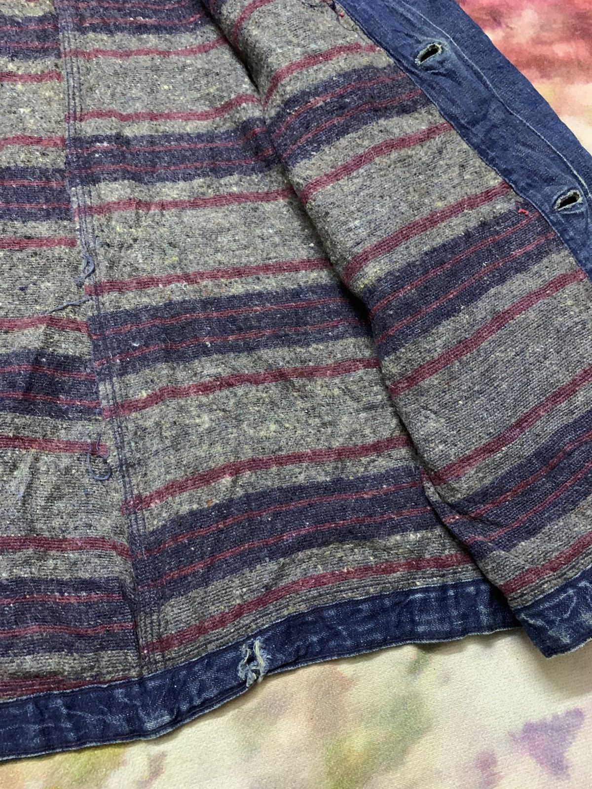 Sears Vintage 50’s HERCULES SEARS Chore Blanket Lined Denim Jacket Size US S / EU 44-46 / 1 - 10 Thumbnail