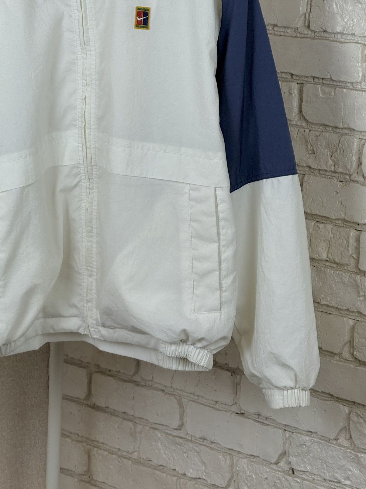 Nike Vintage Nike Challenge Court Mens White Blue Track Jacket Size US M / EU 48-50 / 2 - 3 Thumbnail