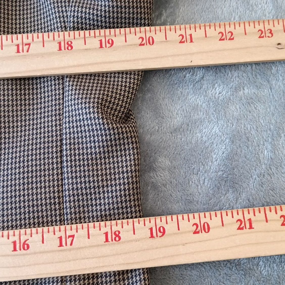 Jos. A. Bank Jos A Bank Blazer Mens 38 Beige Houndstooth Wool Two Button Single Vent Size 38R - 7 Thumbnail
