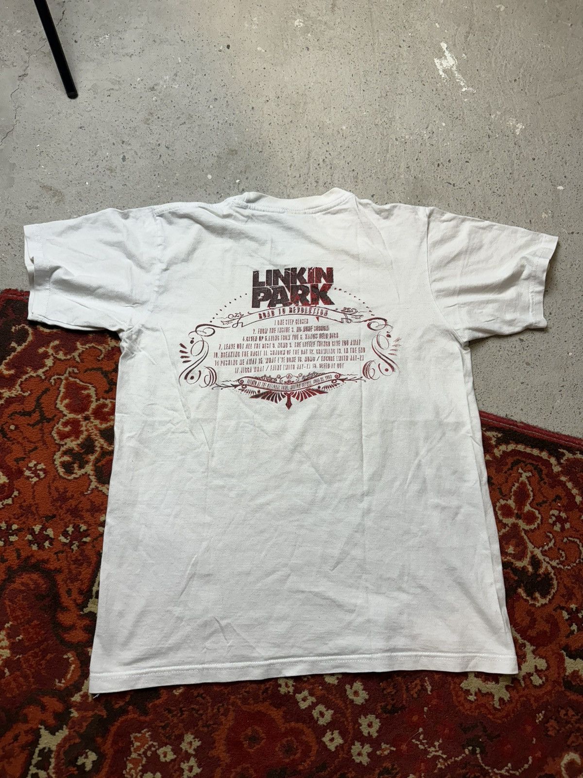 Band Tees × Vintage Vintage Y2K Linkin Park 2008 Live In Milton Kevnes Revolutio Size US M / EU 48-50 / 2 - 8 Thumbnail