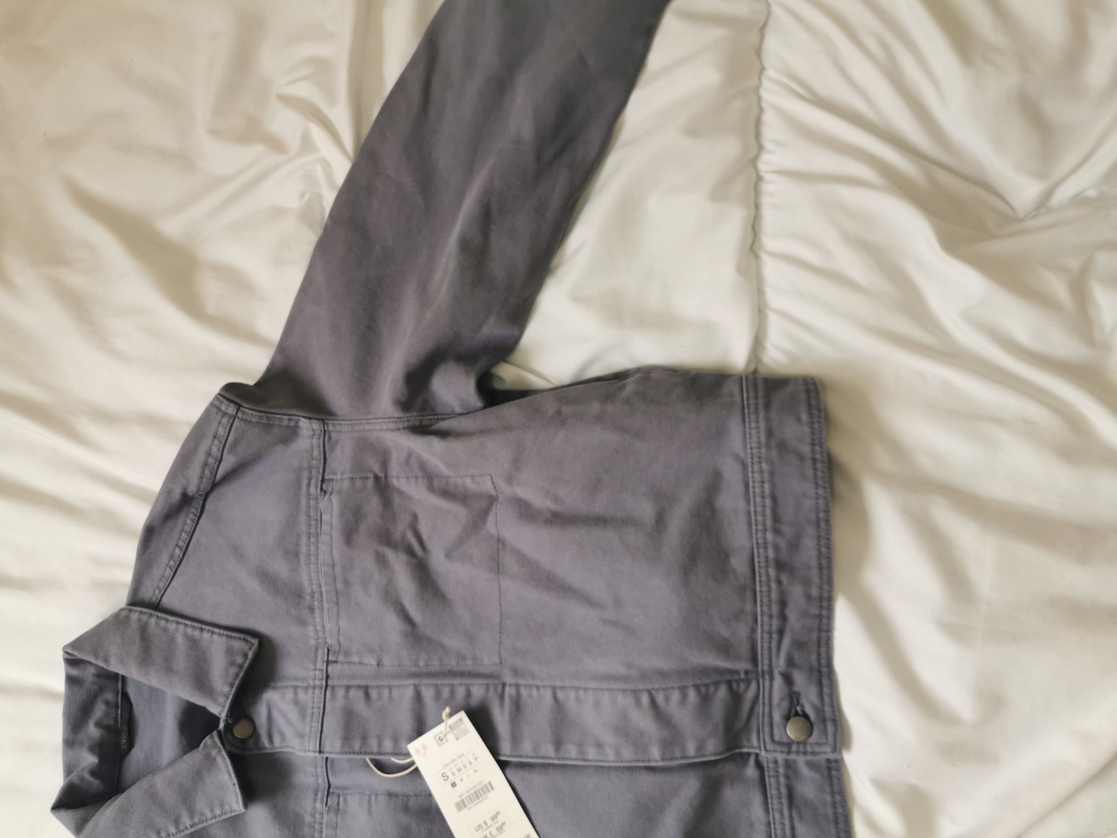 Zara Zara boxi fit blue Washed jacket and brsnd ne Size US S / EU 44-46 / 1 - 6 Thumbnail