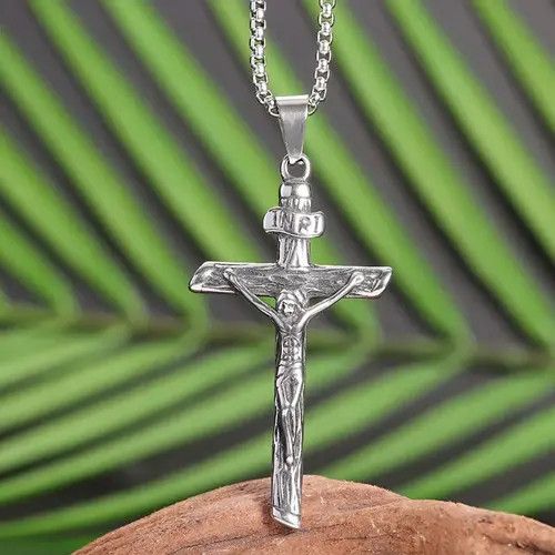 Jewelry Christian Cross Necklace Size ONE SIZE - 2 Thumbnail