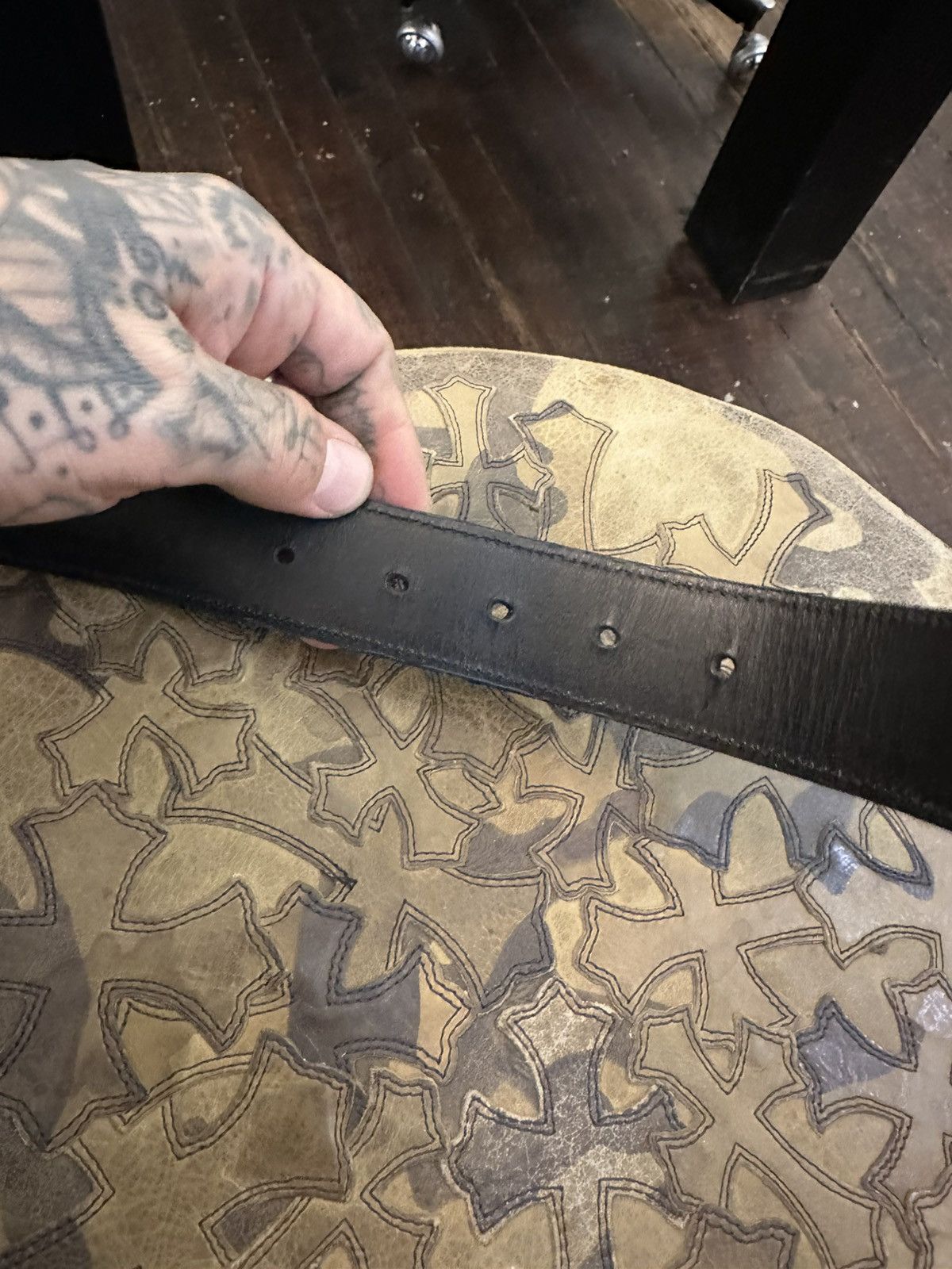 Chrome Hearts Chrome Hearts BRONZE GOLD roller belt 31 32 33 34 Size 34 - 7 Thumbnail