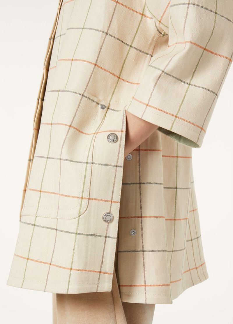 Loro Piana o1srvl11e0526 FAP0443 Spencer Trench Coat in Multicolor Size S / US 4 / IT 40 - 3 Thumbnail