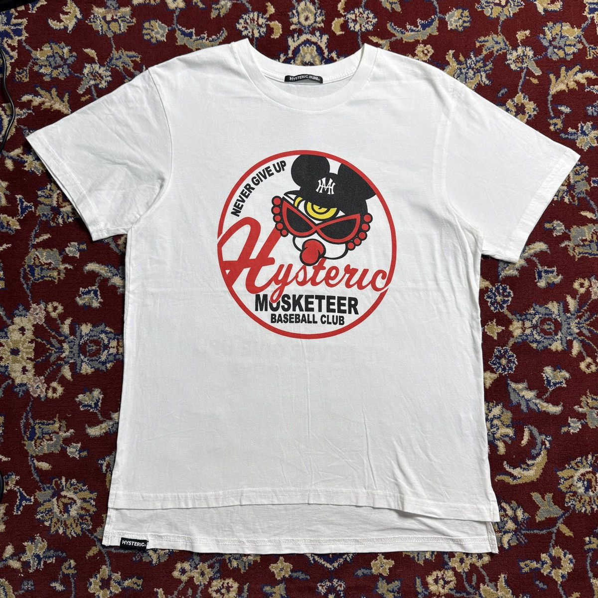 Hysteric Glamour 19x27.5 Hysteric Mini Musketeer Baseball club Y2K tee Size US S / EU 44-46 / 1 - 3 Thumbnail