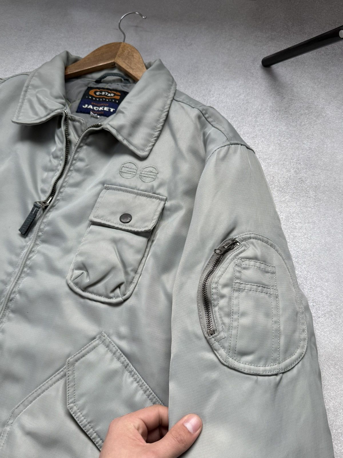 G-Star G-Star Bomber Jacket MA2 Flyer Quilted Vintage Military Mint Size US L / EU 52-54 / 3 - 7 Thumbnail