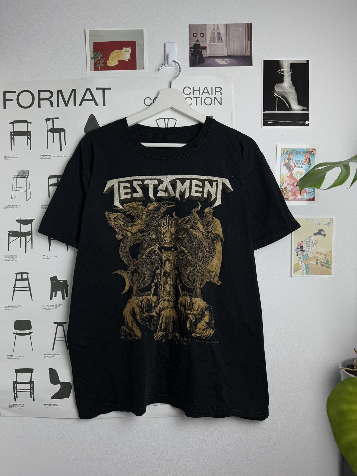 Band Tees × Vintage Vintage Testament promo merch tour t-shirt tee XL goth opium Size US L / EU 52-54 / 3 - 1 Thumbnail