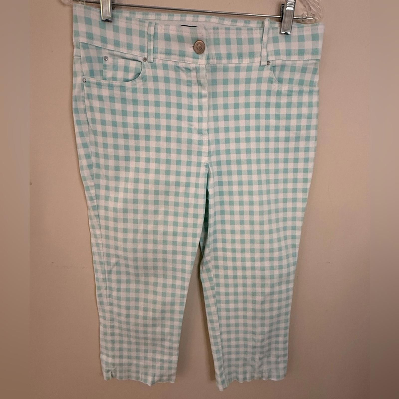 Other Verve Blues preppy Bermuda shorts blue & white plaid SZ 12 Size 34" / US 12 / IT 48 - 1 Thumbnail