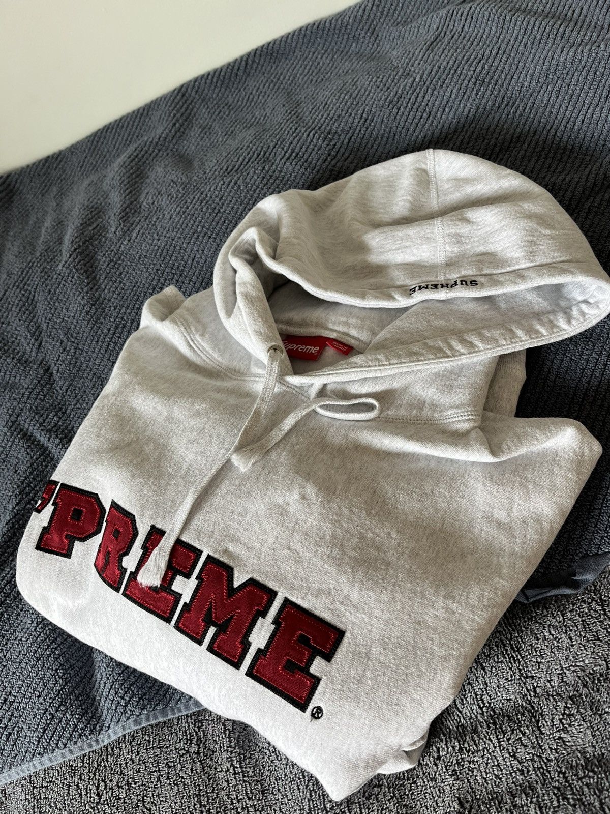 Supreme Supreme Grey Hoodie Size US XL / EU 56 / 4 - 4 Thumbnail