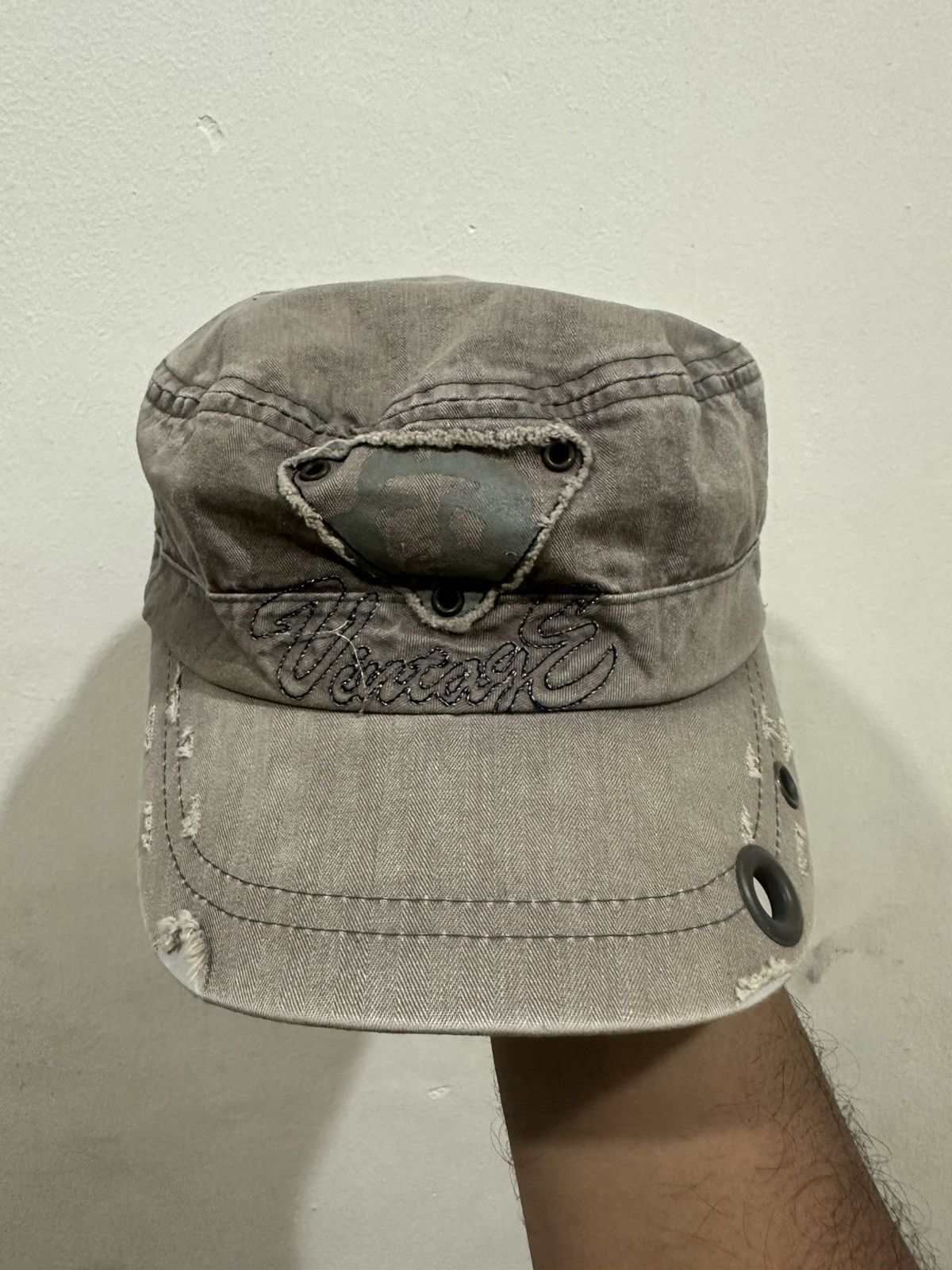 Band Tees 2000s Cadet Hat PUNK Distress Style Size ONE SIZE - 2 Thumbnail