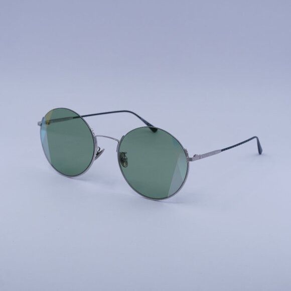 Bottega Veneta Bottega Veneta BV0246S 004 Sunglasses Silver Round Frame Size ONE SIZE - 3 Thumbnail