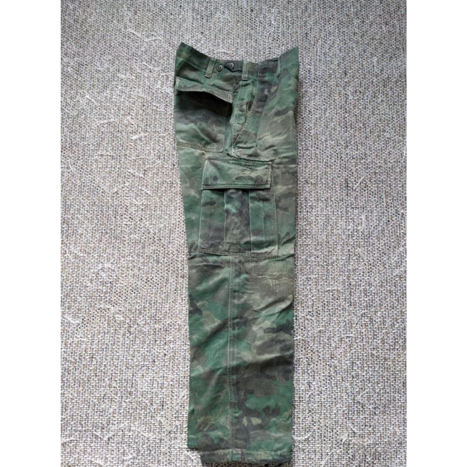 Denime VINTAGE Army Denim Pants, HERRINGBONE Camouflage WW2 30x30 Denim Pants Mens Camouflage Pattern 30x30 Size US 30 / EU 46 - 5 Thumbnail