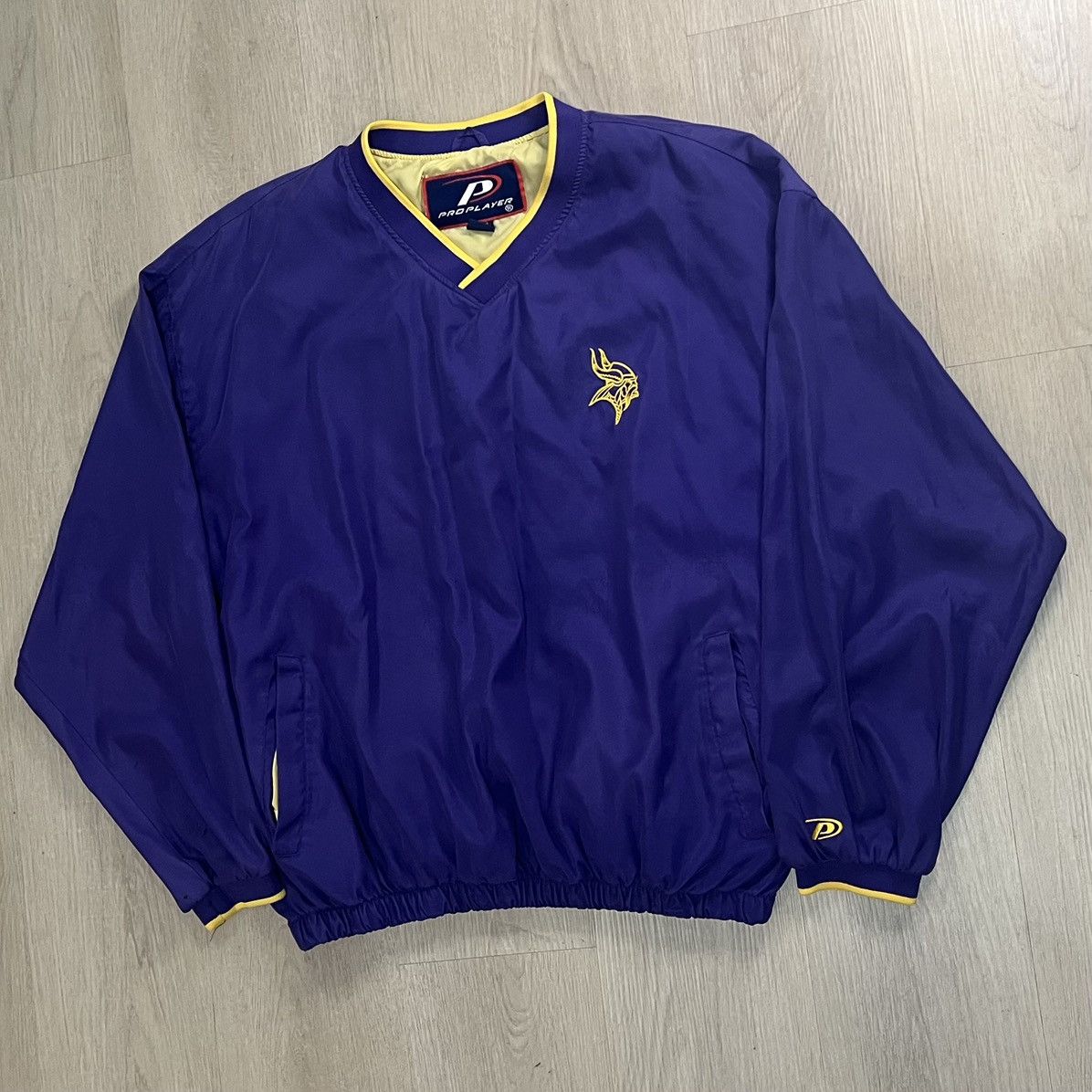 Pro Player Vintage Pro Player Minnesota Vikings Pullover Sweater Purple Size US XL / EU 56 / 4 - 1 Thumbnail