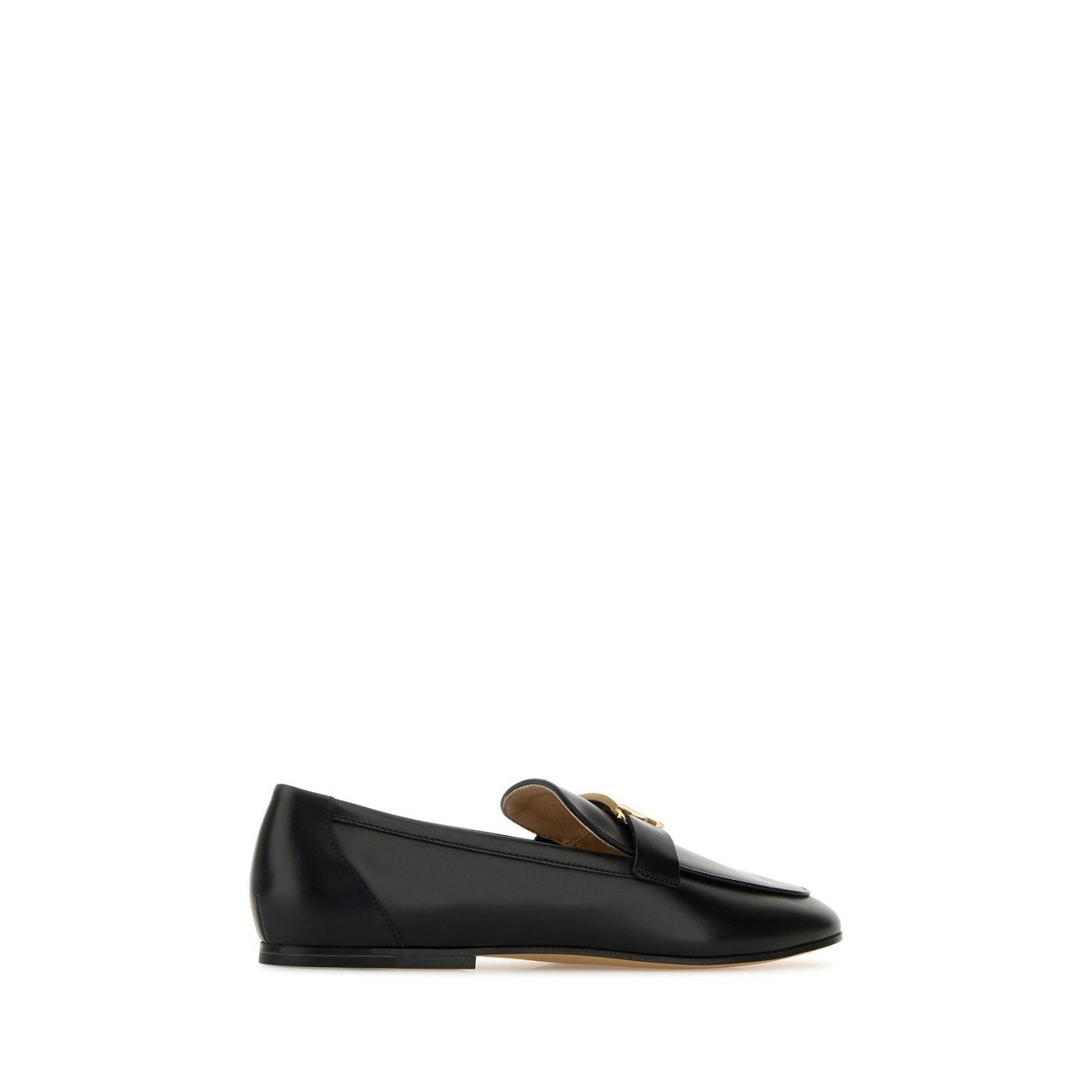 TOD'S Black Smooth Leather Loafers New & Authentic (Women's