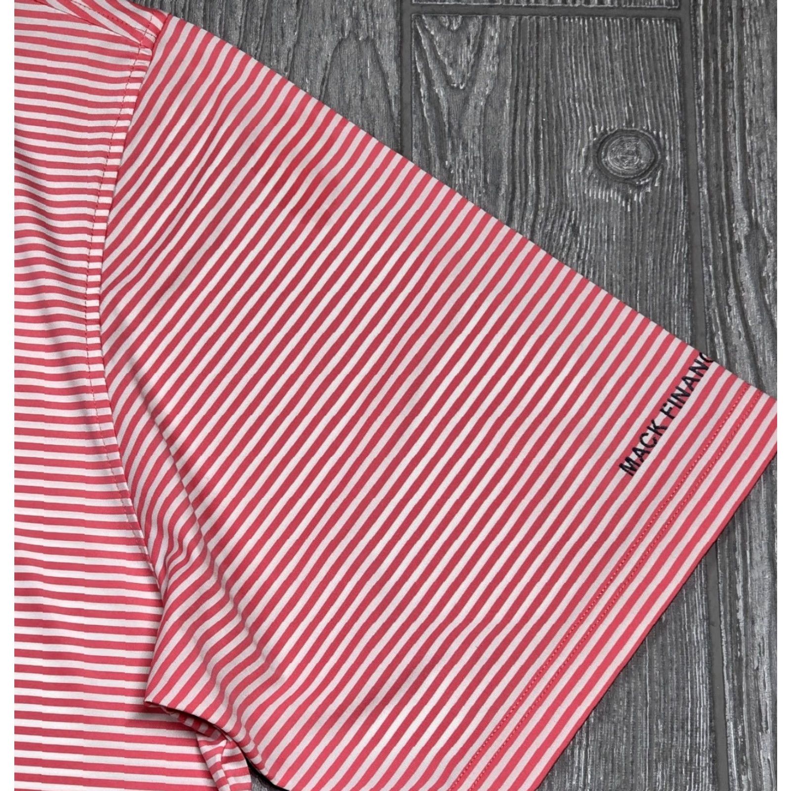 Footjoy FootJoy FJ Performance Polo Shirt Men Short Sleeve 2XL Pink White Mack Truck Logo Polo Size US XXL / EU 58 / 5 - 5 Thumbnail