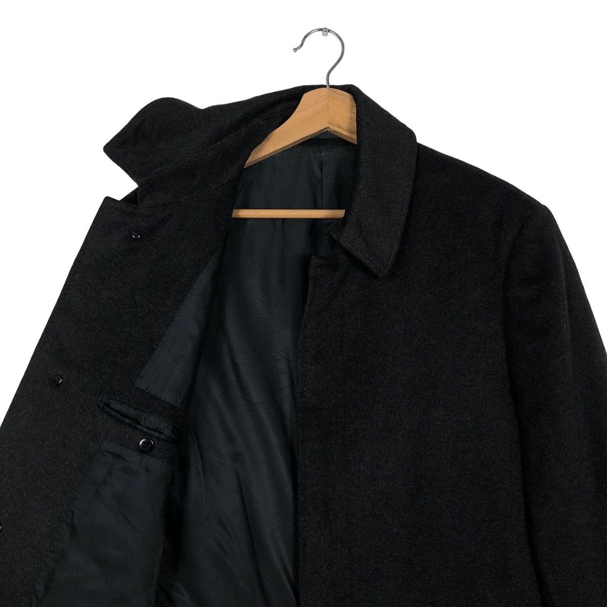 Japanese Brand 🔥Vintage Long Jacket Rich Black Comme Ca Ism Issey Miyake Size US M / EU 48-50 / 2 - 9 Thumbnail