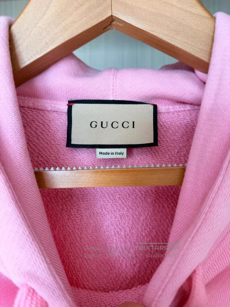 Gucci Gucci Co-branded pink banana cat sweatshirt Size L / US 10 / IT 46 - 2 Thumbnail