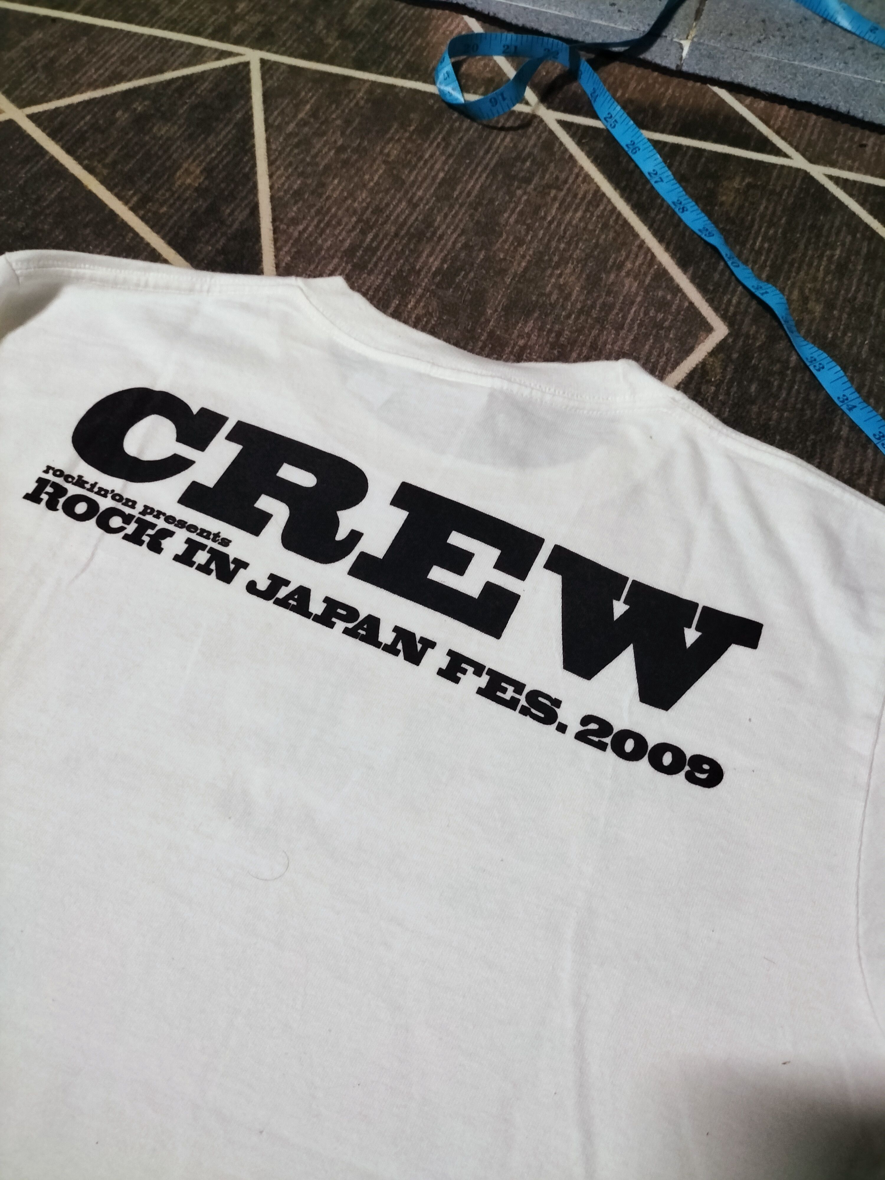 Band Tees Crew Rock In Japan Fest 2009 10 Anniversary Size US M / EU 48-50 / 2 - 6 Thumbnail