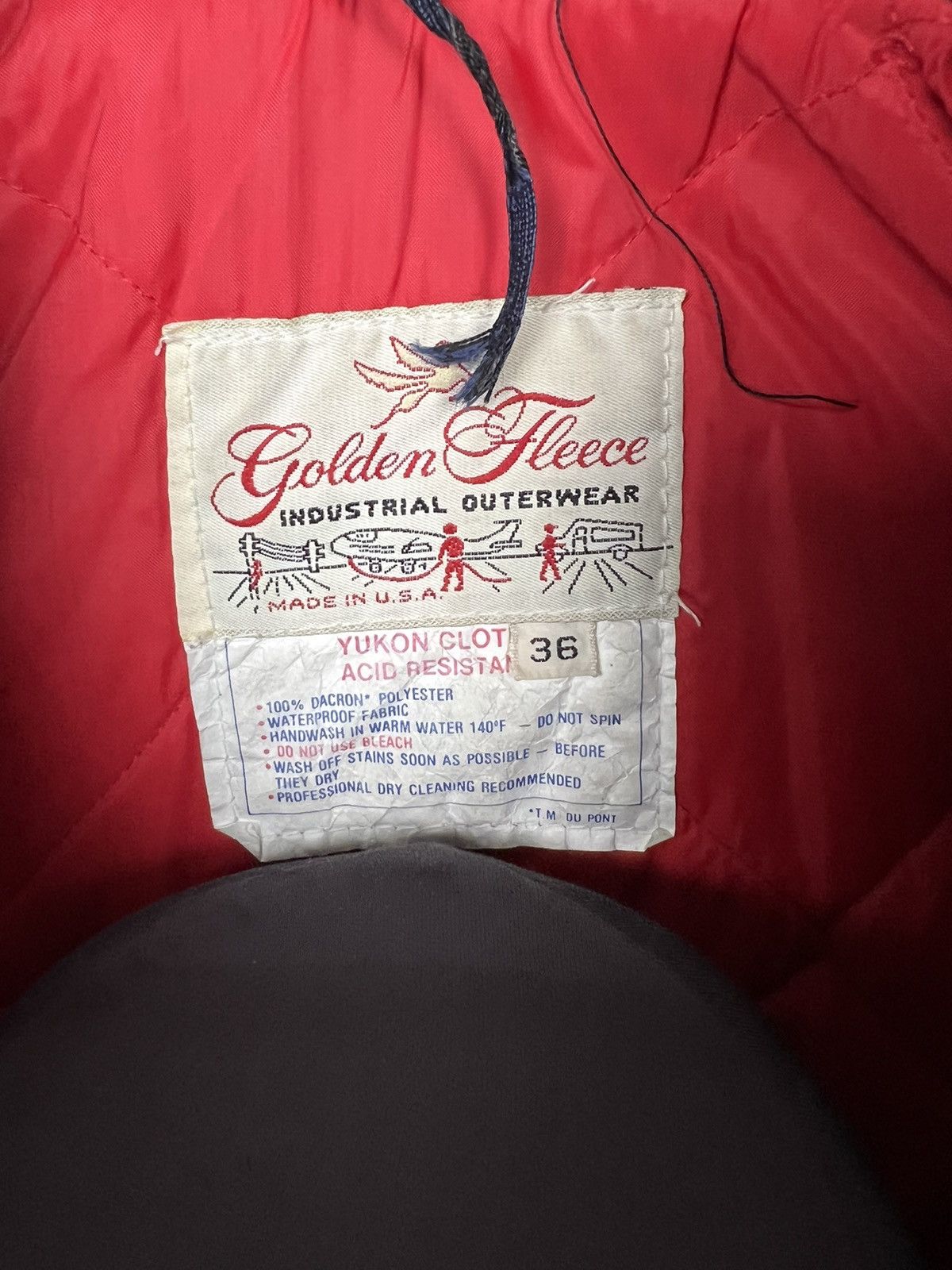 Vintage Golden fleece workwear vintage 70-80 jacket streetwear Size US L / EU 52-54 / 3 - 11 Thumbnail
