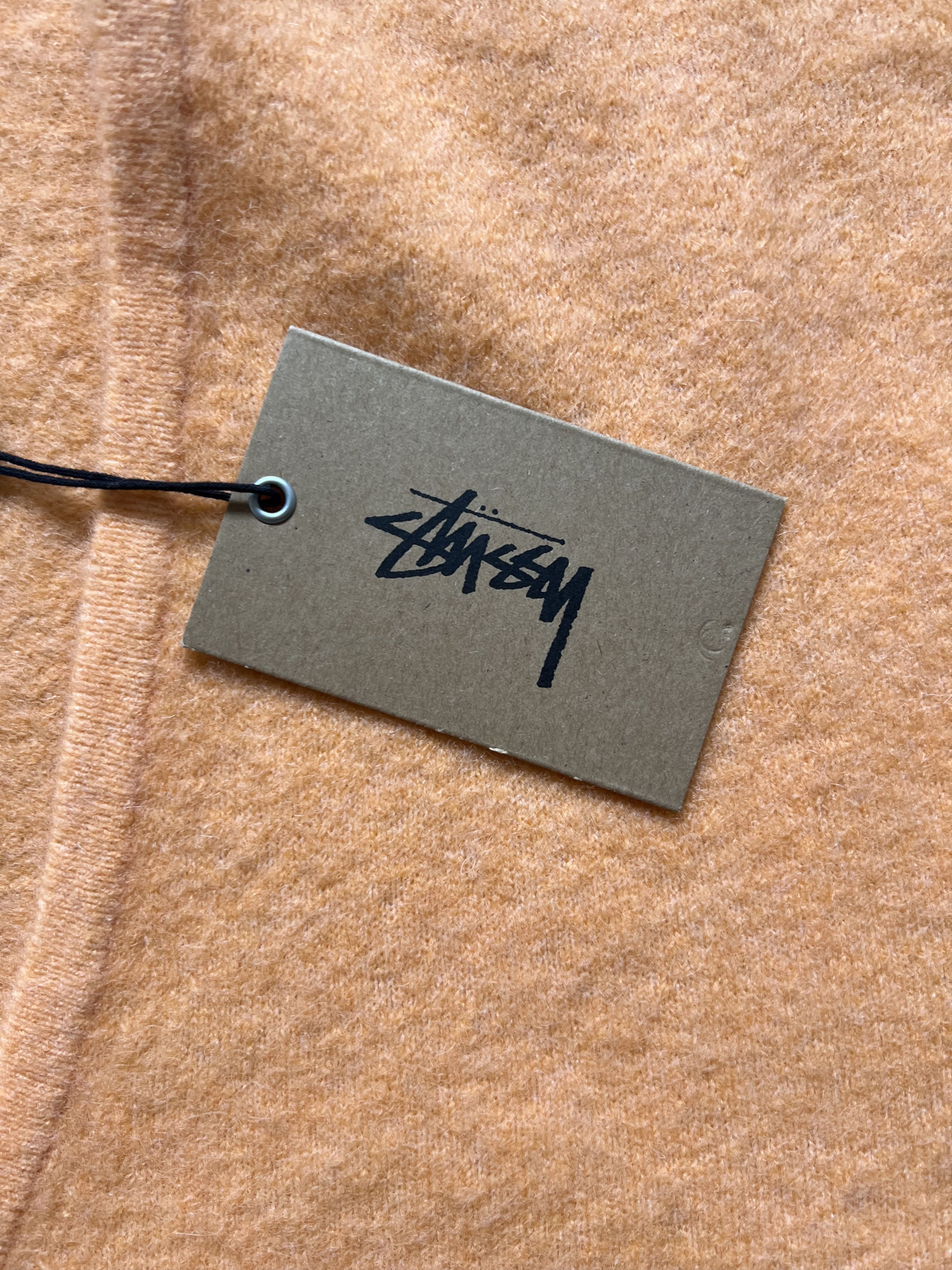 Stussy 💚 Stussy Brushed Cardigan Peach Large NEW Size US L / EU 52-54 / 3 - 7 Thumbnail