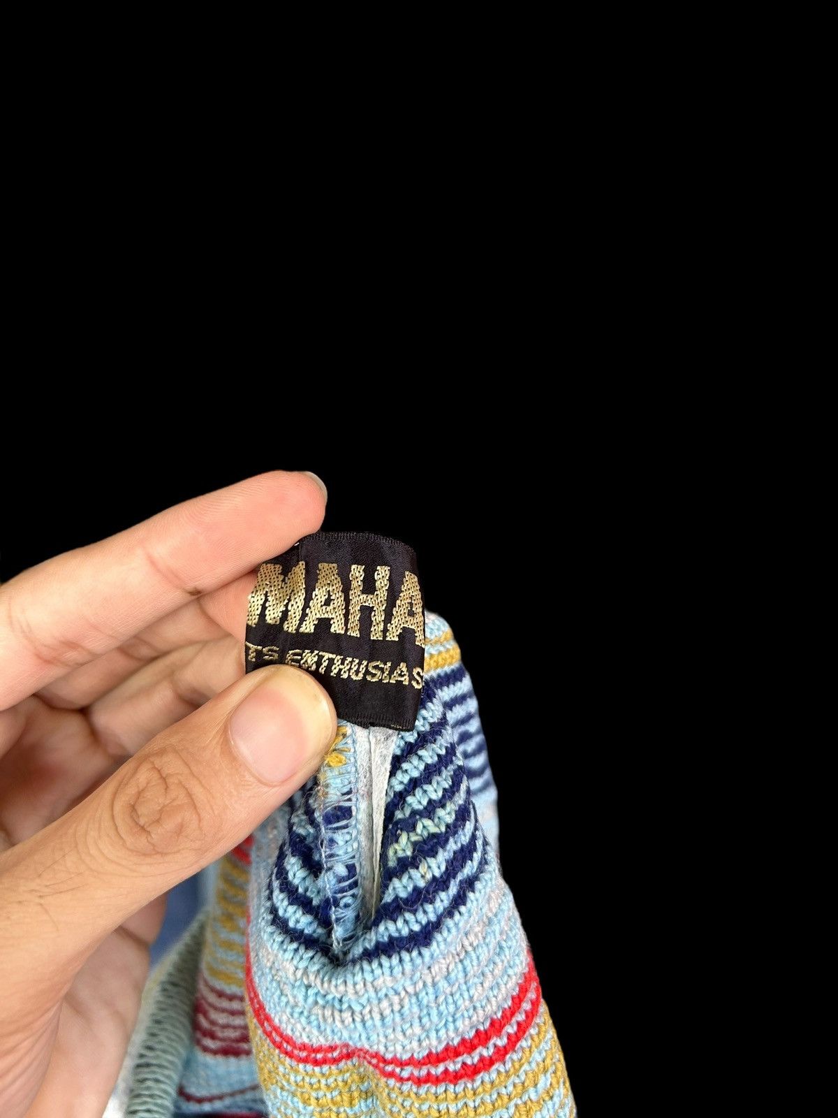 Japanese Brand × Kapital × Vintage Mohawk Vtg Yamaha Japanese Knitt Beanie Size ONE SIZE - 12 Thumbnail