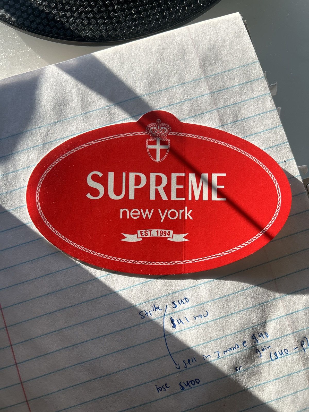Prada × Supreme Supreme Prada logo rip sticker Size ONE SIZE - 1 Preview