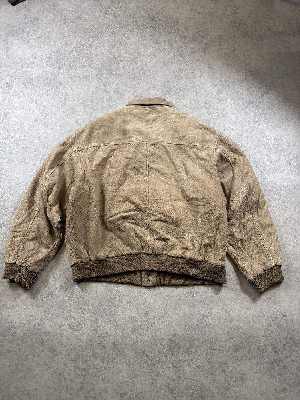 Other Vintage Leather Jacket Size US XL / EU 56 / 4 - 4 Thumbnail