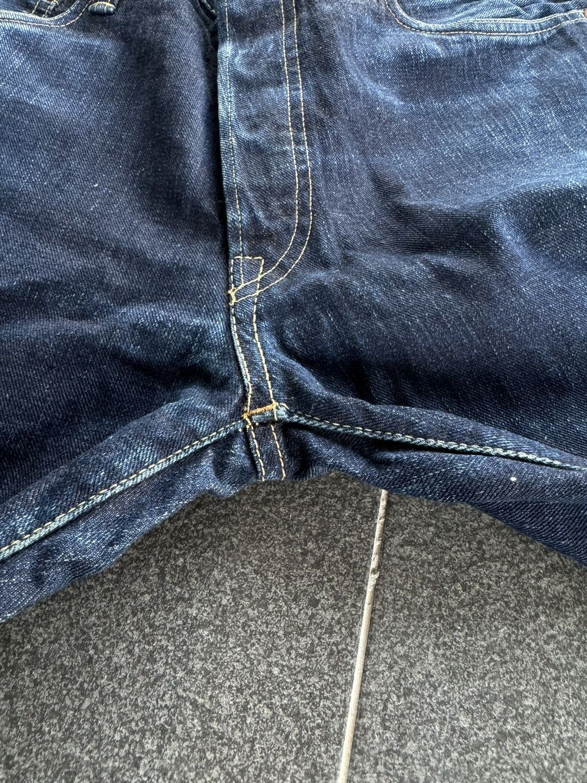 Japanese Brand Vintage Triple Square Selvedge Distressed Denim Size US 33 - 17 Thumbnail