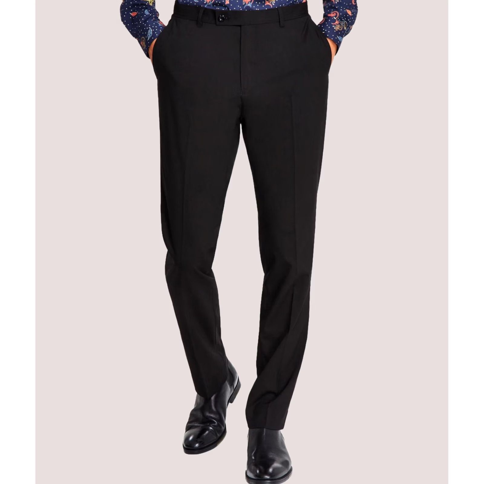 Vintage Paisley & Gray Mens Tapered Slim Casual Pants black 32W x 32L Size US 32 / EU 48 - 1 Thumbnail