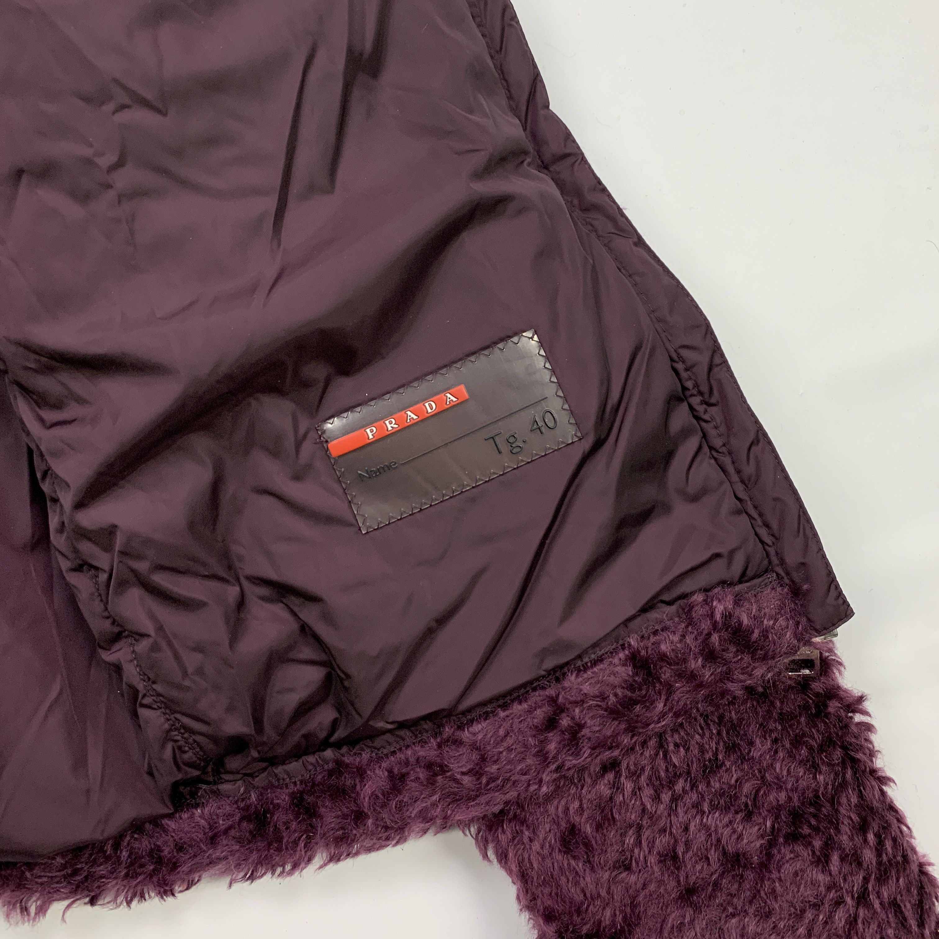 Prada F/W 2008 Mohair Fur Jacket / Shearling Bomber Size XS / US 0-2 / IT 36-38 - 11 Thumbnail