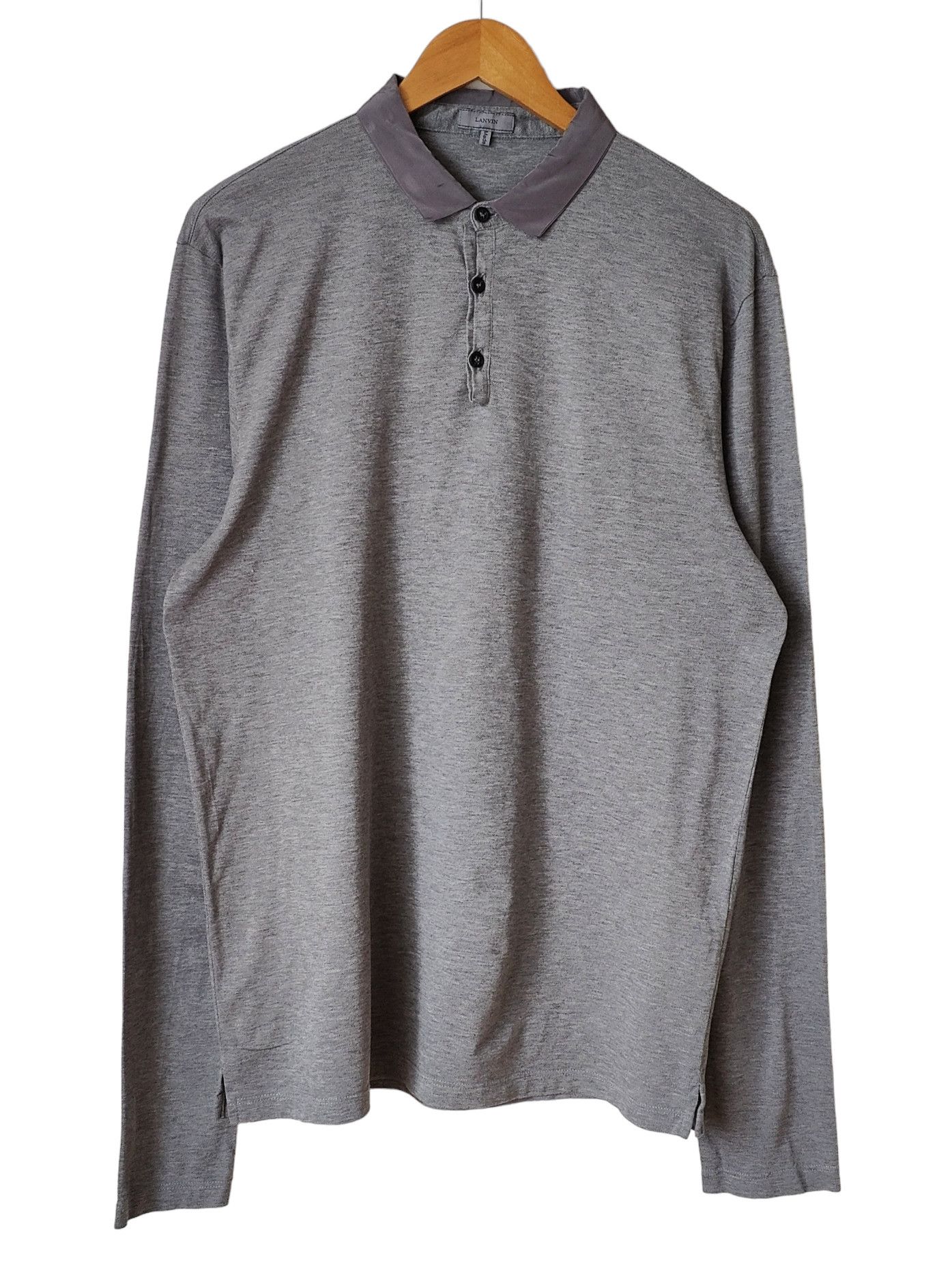 Lanvin Essentials Rare Italy Longsleeve Polo