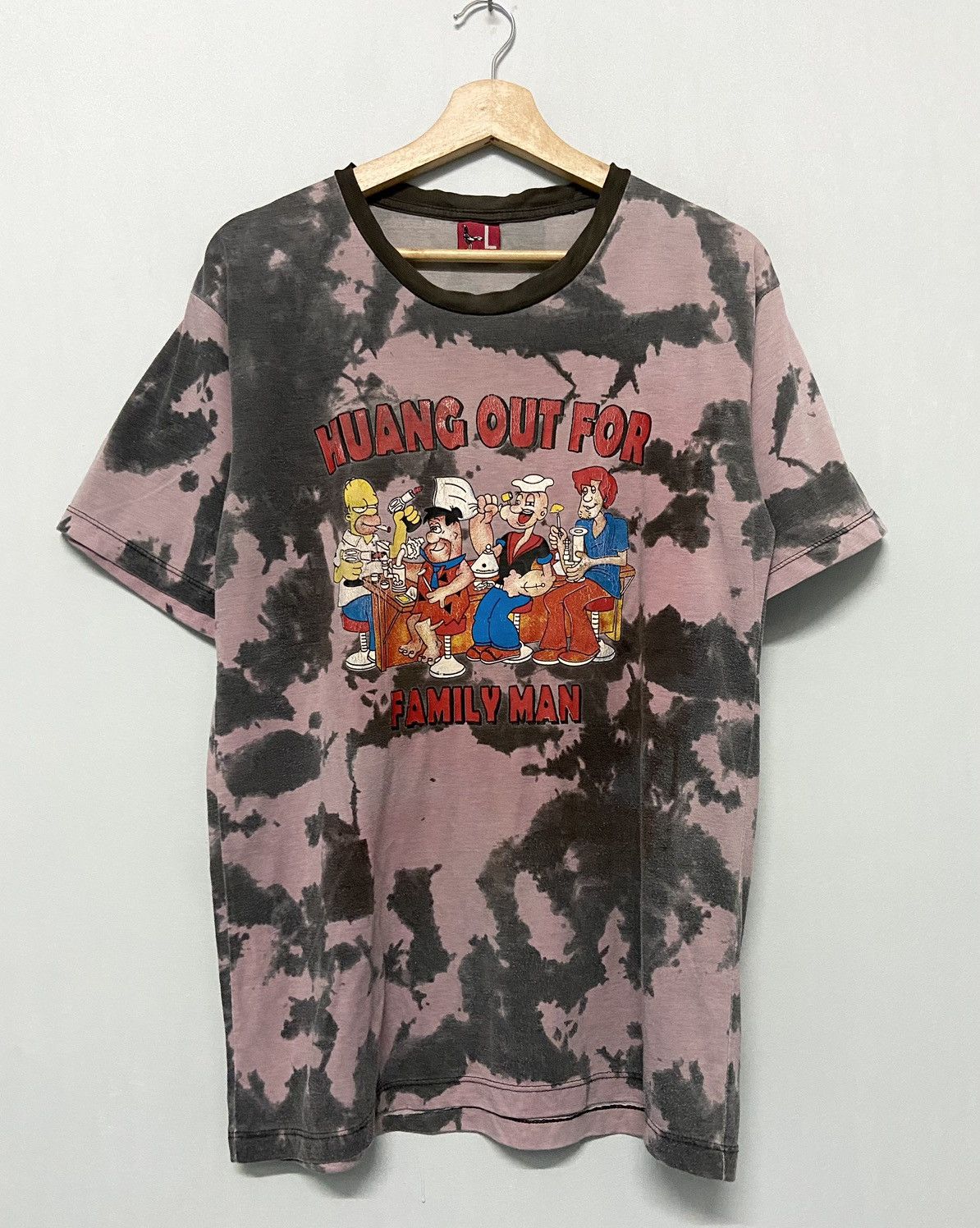 Cartoon Network × Vintage Vintage Cartoon Network Family Bong Weed Smoke Ganja Parody Size US L / EU 52-54 / 3 - 2 Thumbnail