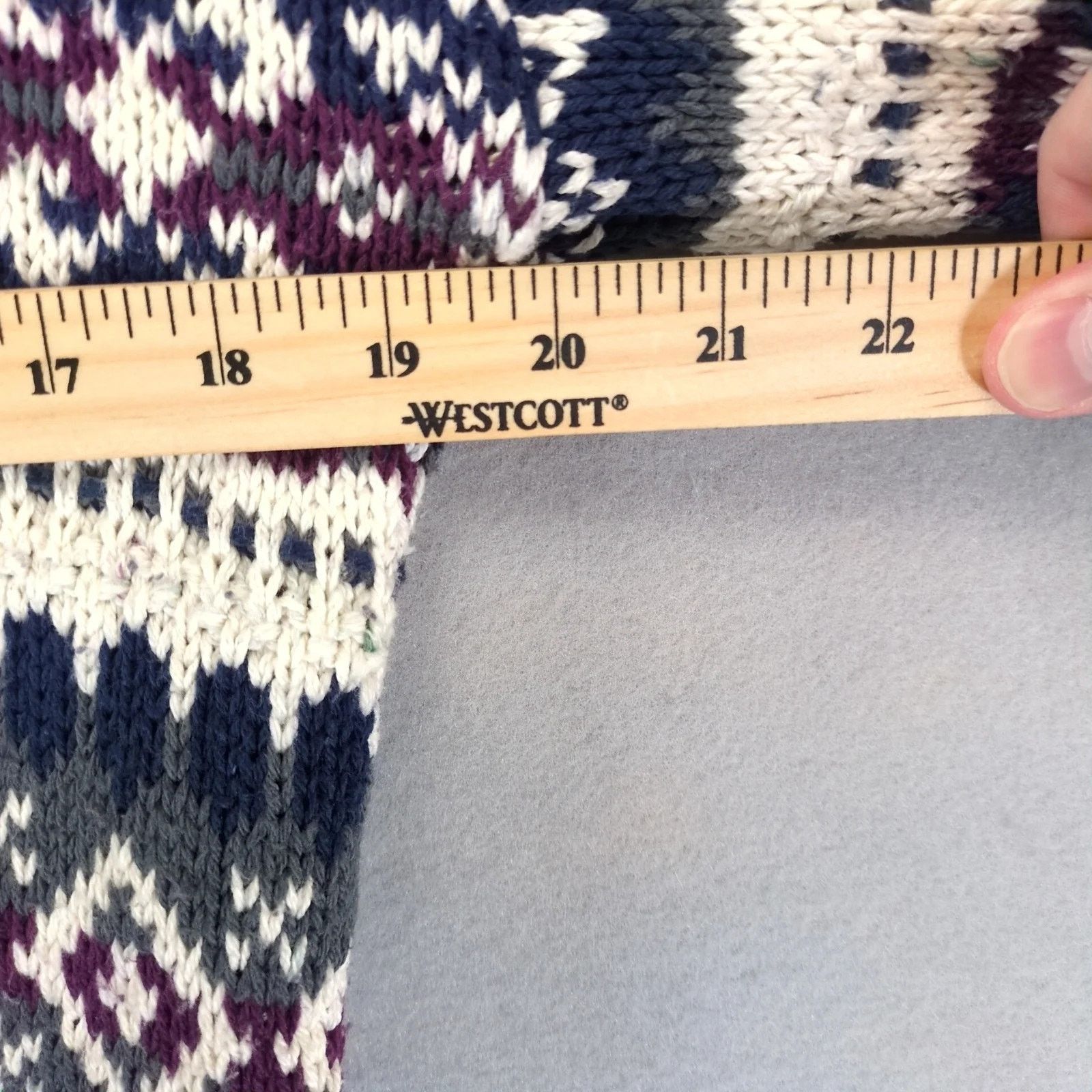 Vintage Nowell's Pullover Knit Fair Isle Sweater Men's M Cotton USA Size US M / EU 48-50 / 2 - 5 Thumbnail