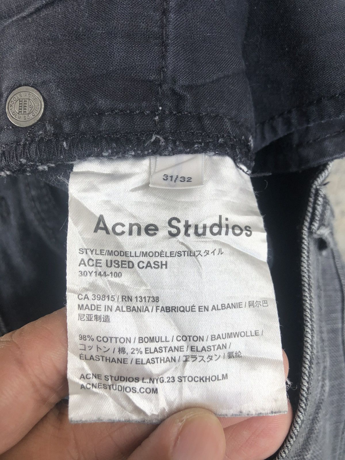 Acne Studios Acne Studios Jeans Distressee Jeans Size US 31 - 20 Thumbnail