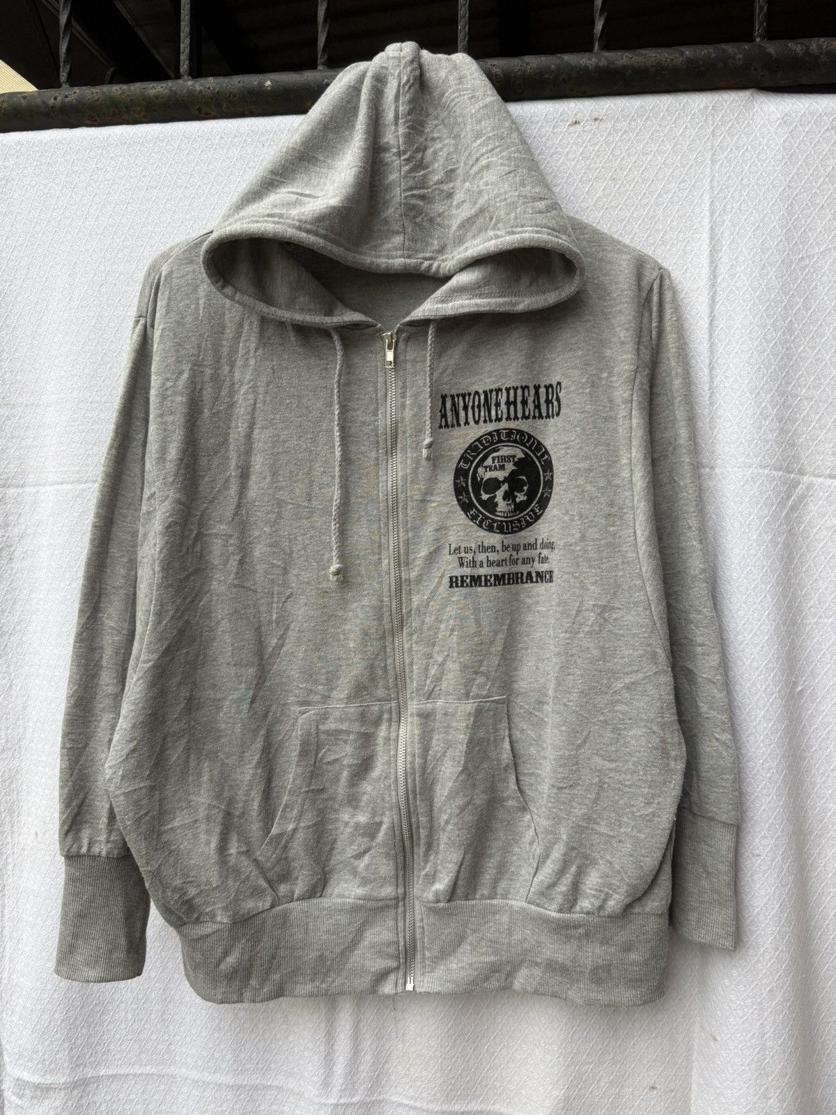 Japanese Brand Sly bomber hoodie skull ifsixwasnine lgb Size US M / EU 48-50 / 2 - 3 Thumbnail