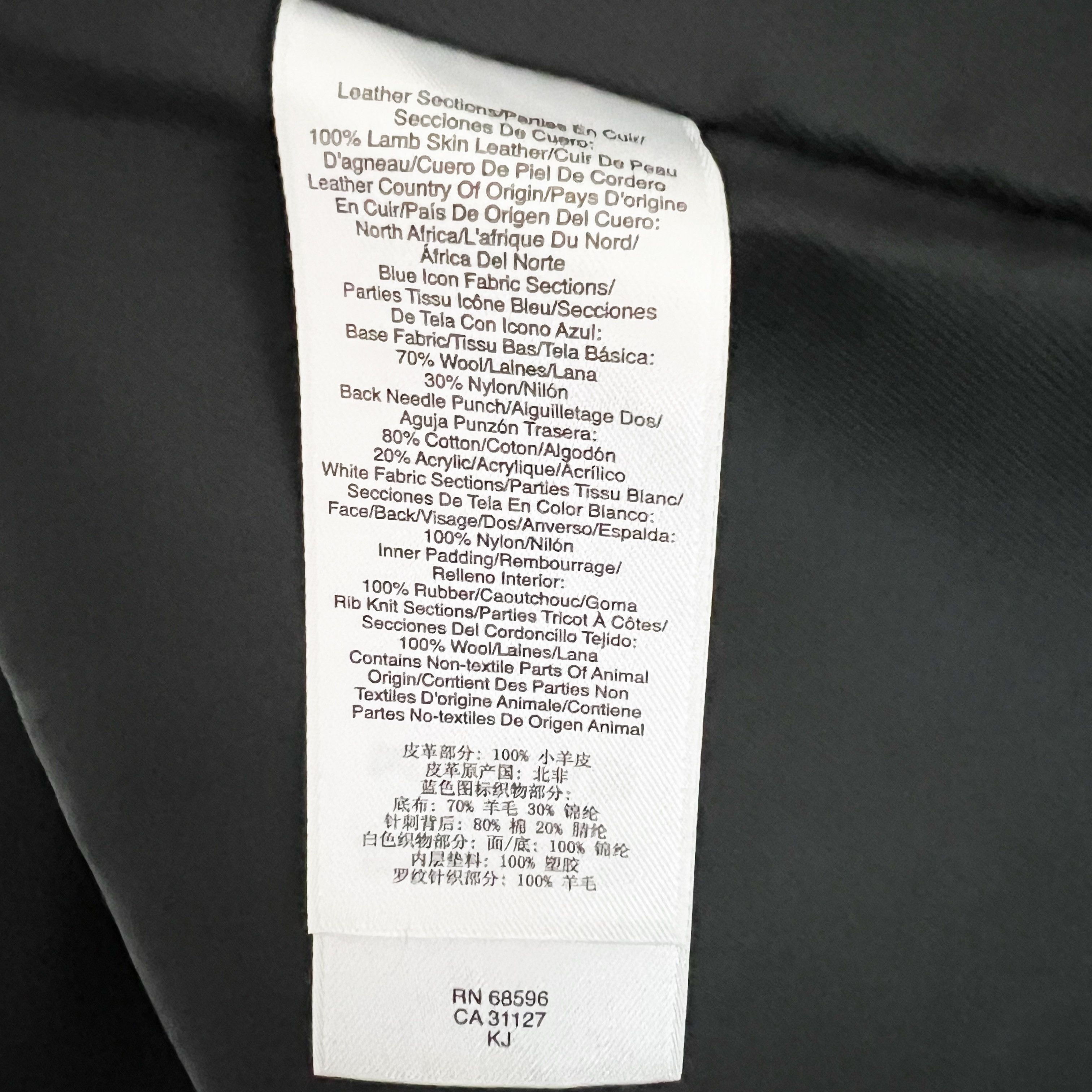 DKNY NEW DKNY Wool Leather Cotton Patchwork Full Size S / US 4 / IT 40 - 3 Thumbnail