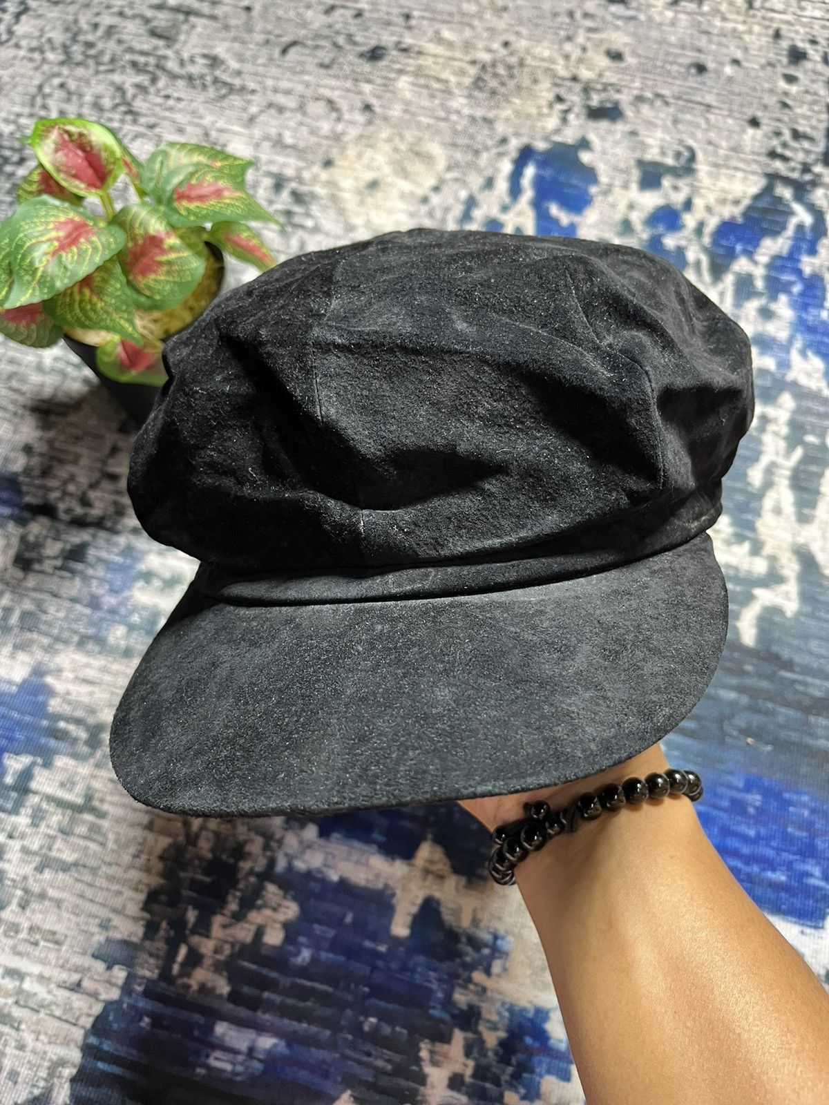 CA4LA × Japanese Brand × Vintage 🔥Vintage Ca4la Leather Hats Full Cap Japan 🇯🇵 Size ONE SIZE - 2 Thumbnail