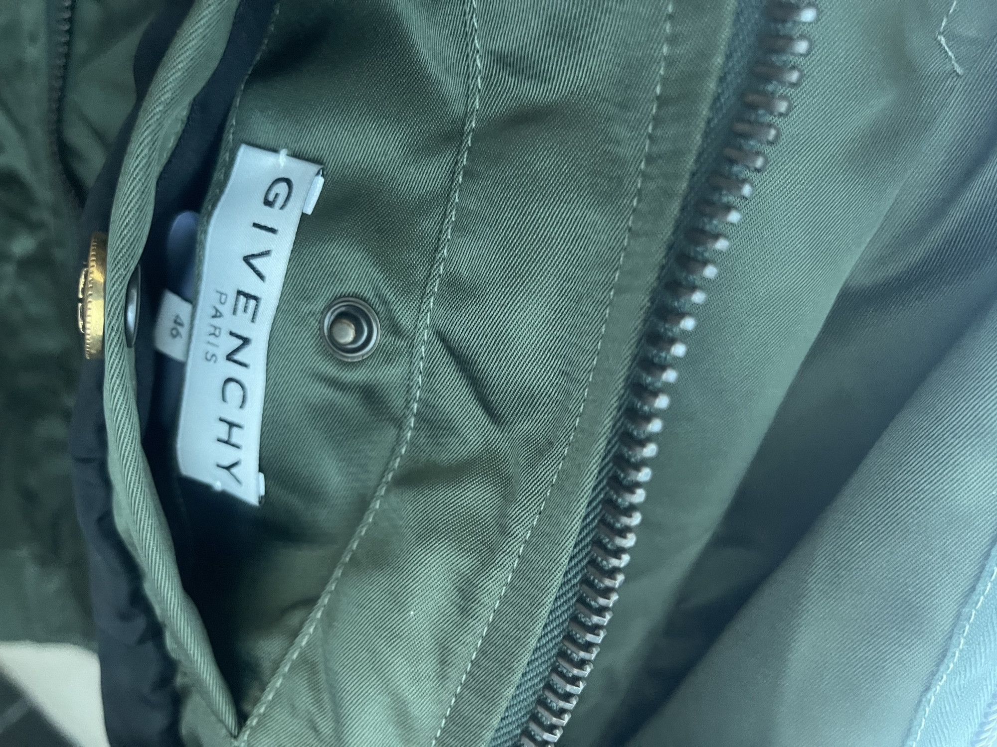 Givenchy Givenchy Green MA1 Bomber New With Tags Size US M / EU 48-50 / 2 - 7 Thumbnail