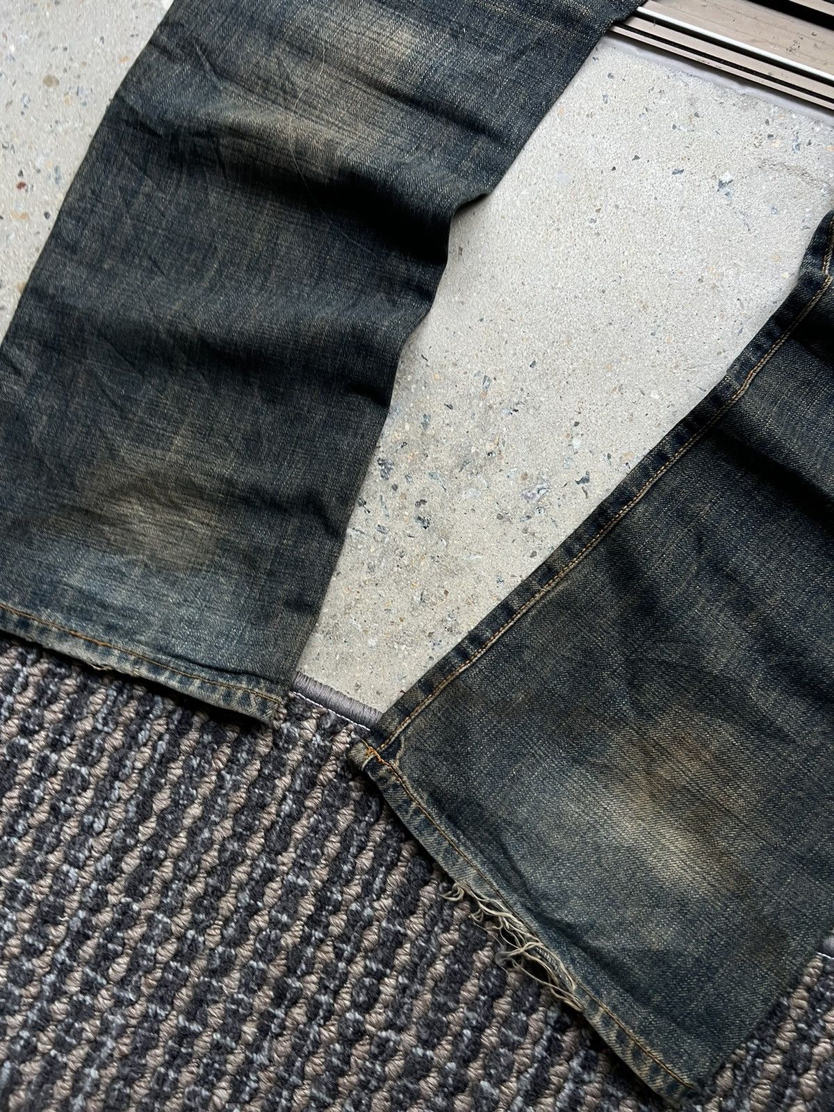 Japanese Brand NIPPON BLUE EMBROIDED JEANS Y2K Size US 34 / EU 50 - 5 Thumbnail